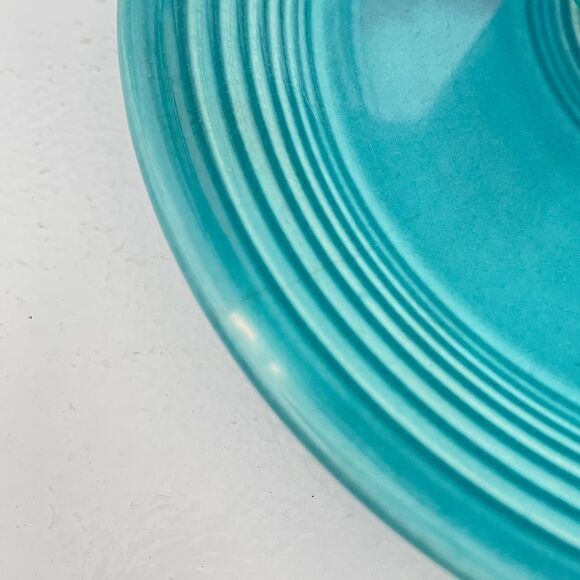 Fiestaware Vintage Original Turquoise Glaze Teacup and Saucer Circa 1937-1959 - Picture 8 of 8